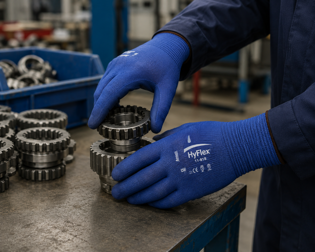 Rukavice povrstvené Ansell HYFLEX 11-818 nitril