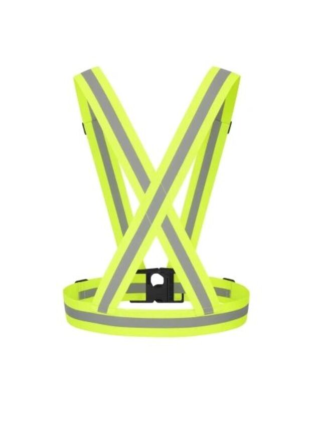 Kříž reflexní BENNON STRATOS Reflective yellow