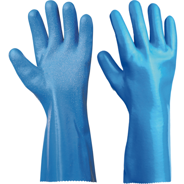 Rukavice DG UNIVERSAL zdrsněné PVC nitril 35cm