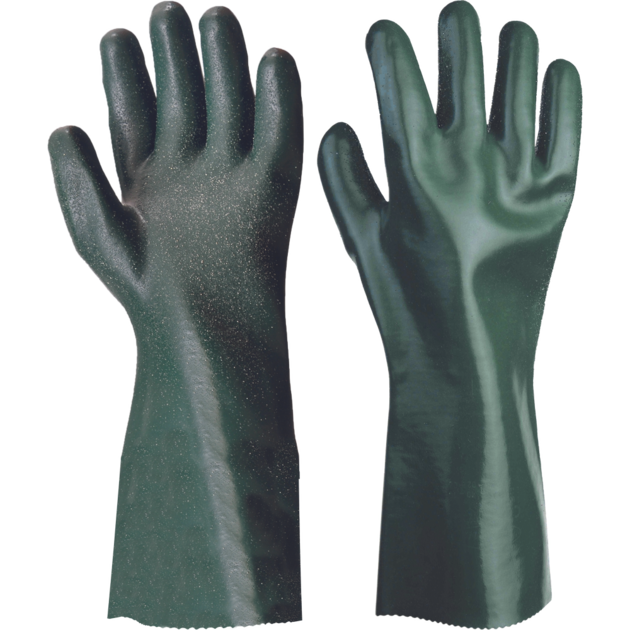 Rukavice DG UNIVERSAL zdrsněné PVC nitril 35cm