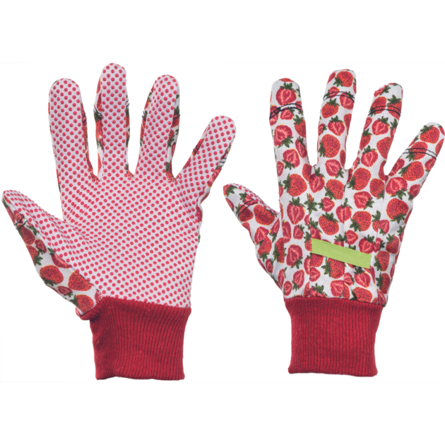 Rukavice textilní KIXX FRESH FRUIT PVC terčíky