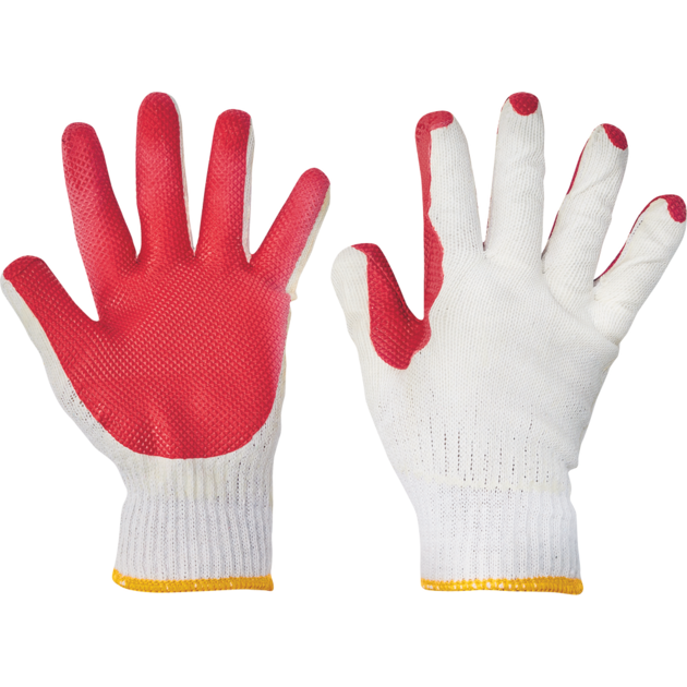 Rukavice povrstvené FF HS-04-007 latex