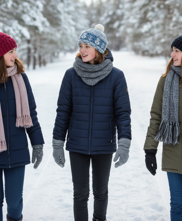 Čepice Zmijovka TRITON SNĚHULÁK světle modrá/smetanová